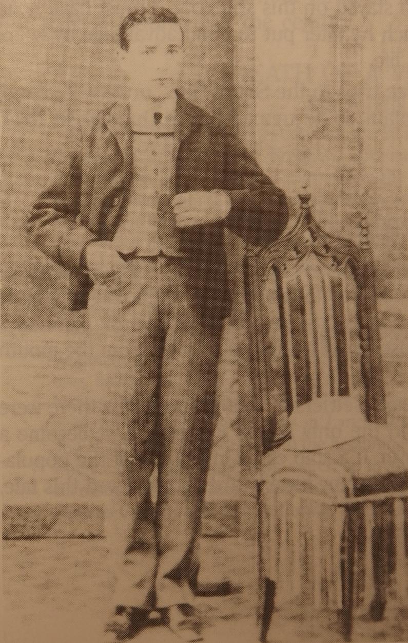 Francisco Juanico as a young man in Barcelona